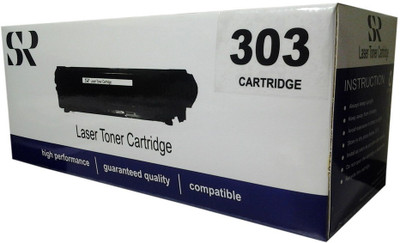 SR Toners 303 Single Color Ink Toner(Black)