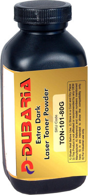 Dubaria Extra Dark Toner Powder Universal For Samsung Toner Cartridge - 80 Grams Bottle - Pack of 5 Single Color Ink Toner(Black)
Dubaria Extra Dark Toner Powder Universal For Samsung Toner Cartridge - 80 Grams Bottle - Pack of 5 Single Color Ink Toner(Black)