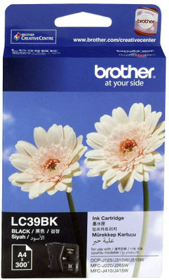 Brother LC39 Original Cartridge Single Color Ink(Black)