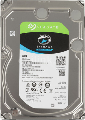 Seagate SkyHawk 8 TB Surveillance Systems Internal Hard Disk Drive (ST8000VX0022)
Seagate SkyHawk 8 TB Surveillance Systems Internal Hard Disk Drive (ST8000VX0022)
