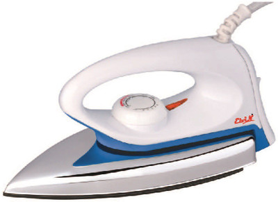 Elvin Dzire Light Weight Electric 750 W Dry Iron(White, Multicolor), Multicolor;white