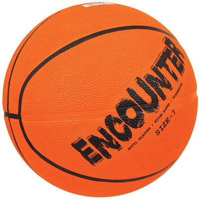 Nivia Encounter Basketball - Size: (Pack of 1, Orange
