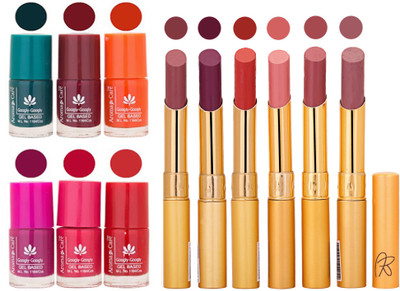 Aroma Care Famous Combo of Nail Polish with Rythm Long Lasting Lipstick Sets 183201864(Set of 12)
Aroma Care Famous Combo of Nail Polish with Rythm Long Lasting Lipstick Sets 183201864(Set of 12)