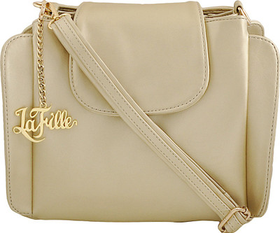 LaFille Hand-held Bag(Gold)