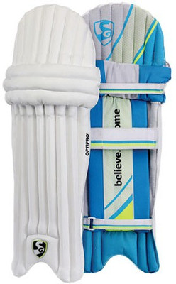 SG Optipro Men's (39 - 43 cm) Batting Pad(White, Right Hand)