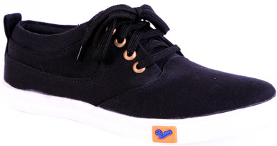 PISHOPPERS Sneakers For Men(Black