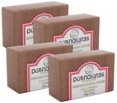 Pure Naturals Hand Made Soap Bergamot | Sandal Powder-Set of 4(500 g, Pack of 4)
Pure Naturals Hand Made Soap Bergamot | Sandal Powder-Set of 4(500 g, Pack of 4)
