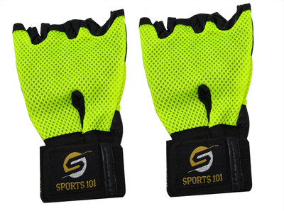 Sports 101 Warrior Leather with Wrist Support Gym & Fitness Gloves (, Green, Black, Black;green
Sports 101 Warrior Leather with Wrist Support Gym & Fitness Gloves (, Green, Black, Black;green