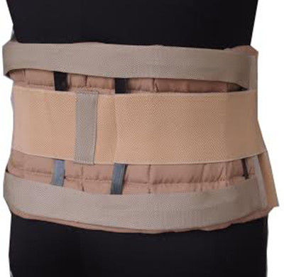 Physio Aid Sacro Lumber Belt Eco Frame Back Support (L, Beige)