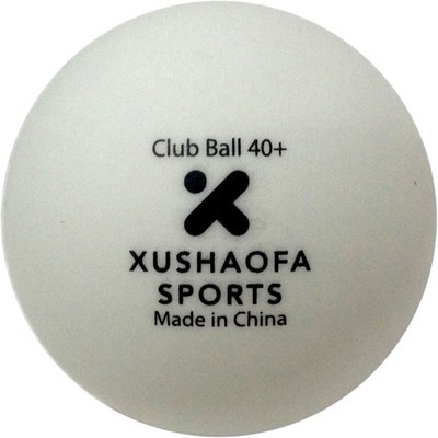 Xushaofa Xushaofa Club Seamless Table Tennis Ball(Pack of 6, White)