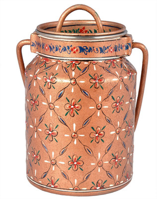 Kaushalam Kaushalam Hand Rajasthani Nagpur Orraange Painted Container - 1 L Aluminium Grocery Container(Orange)
Kaushalam Kaushalam Hand Rajasthani Nagpur Orraange Painted Container - 1 L Aluminium Grocery Container(Orange)