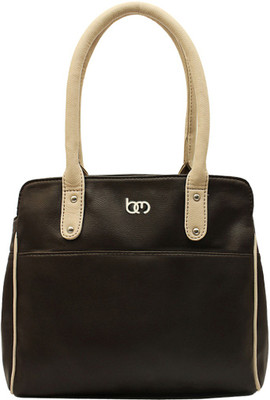 Bagsy Malone Hand-held Bag(Brown, White)