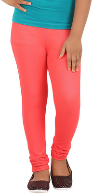 Greenwich Jegging For Girls(Maroon, Pack of 1, Coral