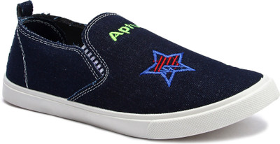 Gowell Slip On Sneakers For Men(Blue