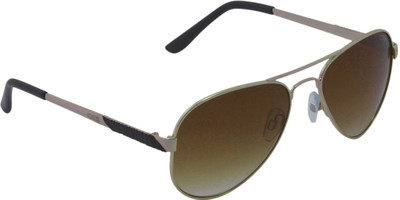 IDEE Aviator Sunglasses(Brown)