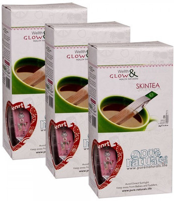 Purenaturals Infusion Skintea - 8 Tea Stick- Set of 3 Cardamom Infusion Tea Pouch(60 g)
Purenaturals Infusion Skintea - 8 Tea Stick- Set of 3 Cardamom Infusion Tea Pouch(60 g)