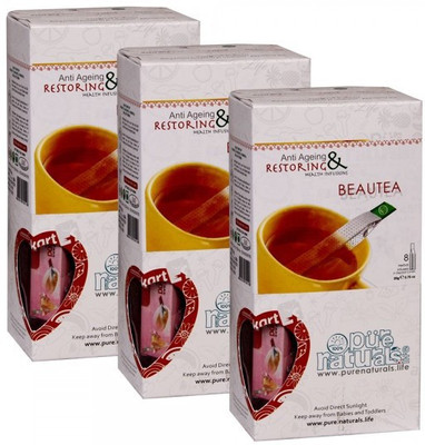Purenaturals Infusion Beautea - 8 Tea Stick- Set of 3 Cardamom Infusion Tea Pouch(60 g)
Purenaturals Infusion Beautea - 8 Tea Stick- Set of 3 Cardamom Infusion Tea Pouch(60 g)