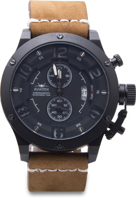 Aviatrix AVX-0002 chronograph series with Brown strap Watch - For Men & Women
Aviatrix AVX-0002 chronograph series with Brown strap Watch - For Men & Women