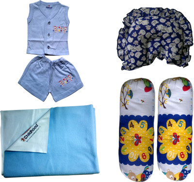 Xchildhood Baby Care Combo Set .(Multicolor)