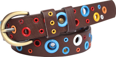 Winsome Deal Women Casual Brown Artificial Leather Belt