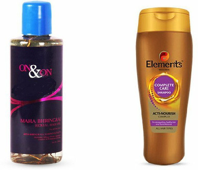 On & On - Elements On On Bringraj Hair Oil With Elements Shampoo(Pack of 2) Combo Hair Oil(400 ml)
On & On - Elements On On Bringraj Hair Oil With Elements Shampoo(Pack of 2) Combo Hair Oil(400 ml)