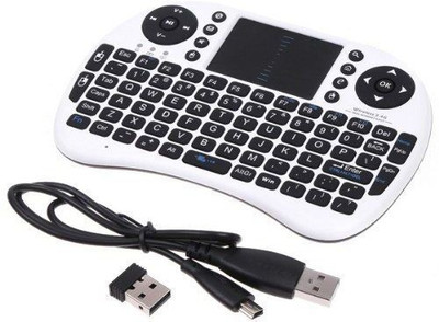 Microware Mini Bluetooth Wireless DPI Touchpad Keyboard Mouse Combo Bluetooth Gaming Keyboard(White, Black), Black;white
Microware Mini Bluetooth Wireless DPI Touchpad Keyboard Mouse Combo Bluetooth Gaming Keyboard(White, Black), Black;white