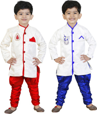 GENERATION NEXT Boys Festive & Party Kurta and Pyjama Set(Multicolor Pack of 2, White
GENERATION NEXT Boys Festive & Party Kurta and Pyjama Set(Multicolor Pack of 2, White