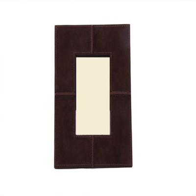 MD Design Leatherette Photo Frame(Brown, 1 Photos)