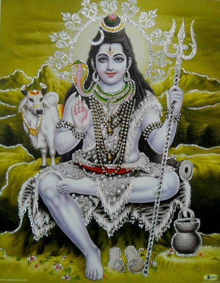 Lord Shiva/ Shivji/ Hindu God Poster with Glitter -reprint on paper (Unframed : Size 9"x11" Inches) Paper Print(11 inch X 9 inch)
Lord Shiva/ Shivji/ Hindu God Poster with Glitter -reprint on paper (Unframed : Size 9"x11" Inches) Paper Print(11 inch X 9 inch)