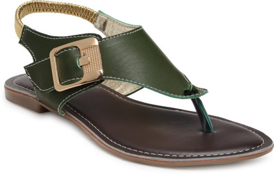 Nell Women Green Flats