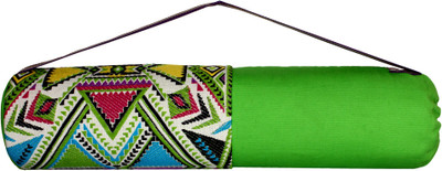 Anekaant Yog Yoga Mat Bag(Multicolor, Drawstring Bag), Green;multicolor