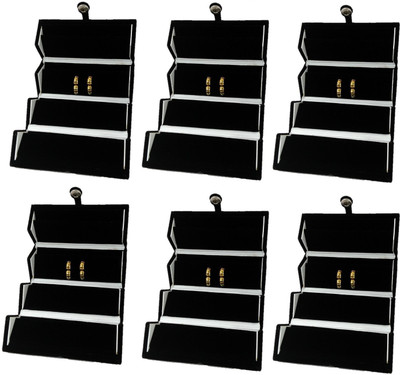 Addyz Pack of 6 Earring Box Makeup Vanity Box(Black)
Addyz Pack of 6 Earring Box Makeup Vanity Box(Black)