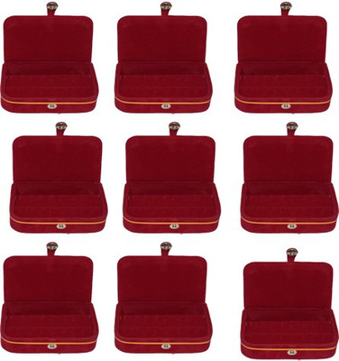 Aadhya Maroon Ear Ring Folder Pack of 9 Multipurpose Vanity Box(Maroon)
Aadhya Maroon Ear Ring Folder Pack of 9 Multipurpose Vanity Box(Maroon)