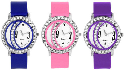 OpenDeal New Beautiful Fancy Moon Diamond ODMDW025 Watch - For Girls