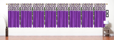 Stella Creations 154 cm (5 ft) Polyester Window Curtain (Pack Of 8)(Printed, Purple)
Stella Creations 154 cm (5 ft) Polyester Window Curtain (Pack Of 8)(Printed, Purple)