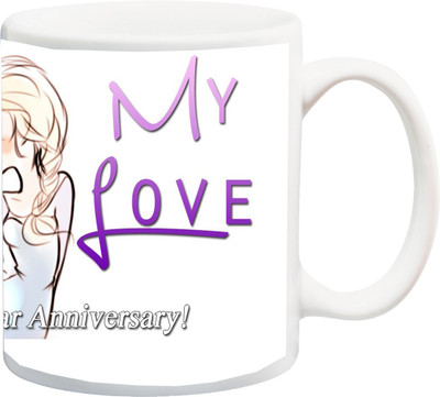 ME&YOU My Love Happy 1 Year Anniversary Gift for Husband,Wife Blue HD printed Ceramic Mug(325 ml), Multicolor
ME&YOU My Love Happy 1 Year Anniversary Gift for Husband,Wife Blue HD printed Ceramic Mug(325 ml), Multicolor