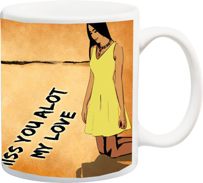 ME&YOU Gift for Husband/Wife/Boyfriend/Girlfriend/Lover:Valentine's Day I Miss You Alot My Love Yollow Color HD Printed Ceramic Mug(325 ml), Multicolor
ME&YOU Gift for Husband/Wife/Boyfriend/Girlfriend/Lover:Valentine's Day I Miss You Alot My Love Yollow Color HD Printed Ceramic Mug(325 ml), Multicolor