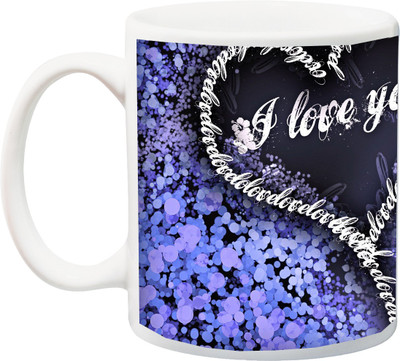 ME&YOU Gift for Husband/Wife/Boyfriend/Girlfriend/Lover:Valentine's Day I Love You Sweet Blue BG HD Printed Ceramic Mug(325 ml), Multicolor
ME&YOU Gift for Husband/Wife/Boyfriend/Girlfriend/Lover:Valentine's Day I Love You Sweet Blue BG HD Printed Ceramic Mug(325 ml), Multicolor