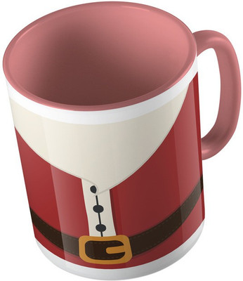 MiiCreations Printed Two Tone Pink And White Santa Claus Ceramic Mug(325 ml), Pink;white
MiiCreations Printed Two Tone Pink And White Santa Claus Ceramic Mug(325 ml), Pink;white