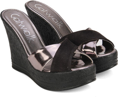 Catwalk Women GUN METAL Heels