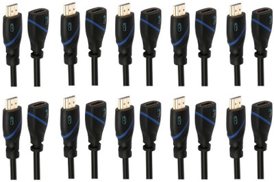 C&E TV-out Cable High Speed HDMI Cable Male to Female (3 Feet) with Ethernet Supports 1.4 30AWG, 3D and Audio Return, UltraHD 4K Ready, Latest Specification Cable, (10 Pack)(Black, For Xbox, 0.9144 m)
C&E TV-out Cable High Speed HDMI Cable Male to Female (3 Feet) with Ethernet Supports 1.4 30AWG, 3D and Audio Return, UltraHD 4K Ready, Latest Specification Cable, (10 Pack)(Black, For Xbox, 0.9144 m)