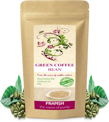 PRAMSH Premium Quality Decaffeinated Green Coffee Bean For Quick Weight/Fat Loss (100% pure, natural & herbal) 100gm(100 g)
PRAMSH Premium Quality Decaffeinated Green Coffee Bean For Quick Weight/Fat Loss (100% pure, natural & herbal) 100gm(100 g)