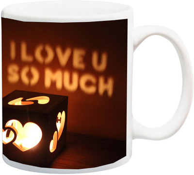 ME&YOU Gift for Husband/Wife/Girlfriend/Boyfriend/Lover;"I Love You So MUch Special yollow 3D printed Ceramic Mug(325 ml), Multicolor
ME&YOU Gift for Husband/Wife/Girlfriend/Boyfriend/Lover;"I Love You So MUch Special yollow 3D printed Ceramic Mug(325 ml), Multicolor