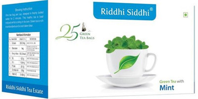 Riddhi Siddhi fresh brew Mint Green Tea(25 Sachets, Box)