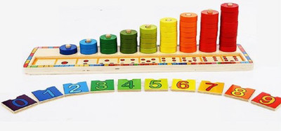 WE-BLINK Digital learning board rainbow ring count of the number of board wooden educational toys colored rings(Multicolor)
WE-BLINK Digital learning board rainbow ring count of the number of board wooden educational toys colored rings(Multicolor)