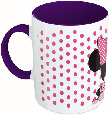 MiiCreations Printed Two Tone Blue And White Minnie Mouse Ceramic Mug(325 ml), Multicolor
MiiCreations Printed Two Tone Blue And White Minnie Mouse Ceramic Mug(325 ml), Multicolor