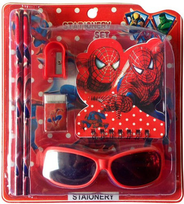 Funcart Spiderman Goggles Stationery Set(pack of 6)