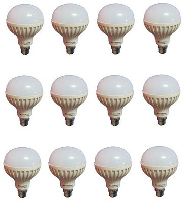 AnnieBlossom 12 W Standard B22 LED Bulb(White, Pack of 12)