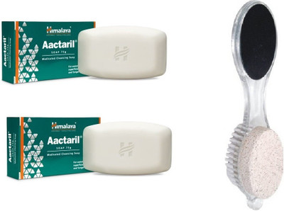 Himalaya Aactaril medicated cleansing soap (150G) WITH 4 IN 1 BRUSH(Set of 3)
Himalaya Aactaril medicated cleansing soap (150G) WITH 4 IN 1 BRUSH(Set of 3)