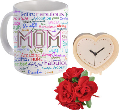 SKY TRENDS Gift For Mother Printed Coffee With Table Clock And Flower Bunch Birthday/Anniversary Also AJT-012 Ceramic Mug(350 ml, Pack of 3), Multicolor
SKY TRENDS Gift For Mother Printed Coffee With Table Clock And Flower Bunch Birthday/Anniversary Also AJT-012 Ceramic Mug(350 ml, Pack of 3), Multicolor